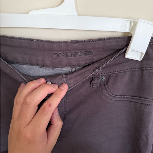 Women’s Dark Size Medium Maurices High Rise Jeggings Casual Loungewear Stretch - Picture 5 of 11